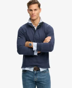 Cotton Classics Jersey Half Zip Sweatshirt