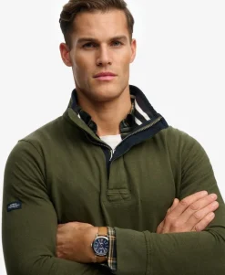 Cotton Classics Jersey Half Zip Sweatshirt
