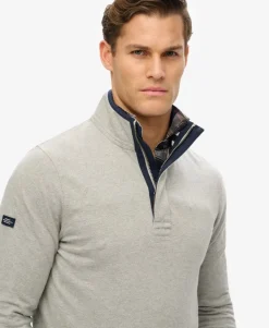 Cotton Classics Jersey Half Zip Sweatshirt
