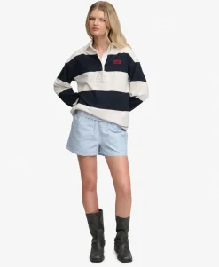 Cotton Elastic Check Shorts