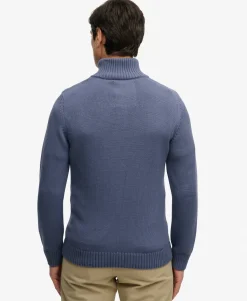 Cotton Half Zip Knit Jumper