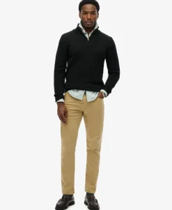 Cotton Half Zip Knit Jumper