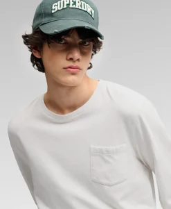 Cotton Linen Long Sleeve Pocket Top