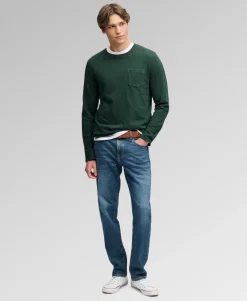 Cotton Linen Long Sleeve Pocket Top