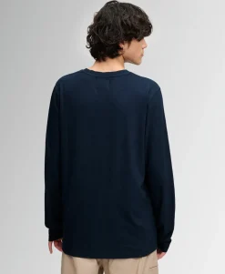 Cotton Linen Long Sleeve Pocket Top