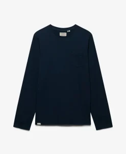 Cotton Linen Long Sleeve Pocket Top