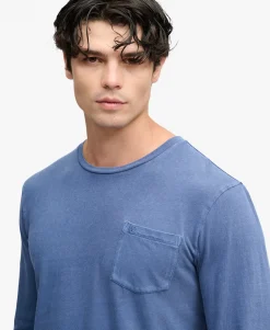 Cotton Linen Long Sleeve Pocket Top
