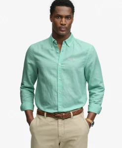 Cotton Linen Long Sleeve Shirt