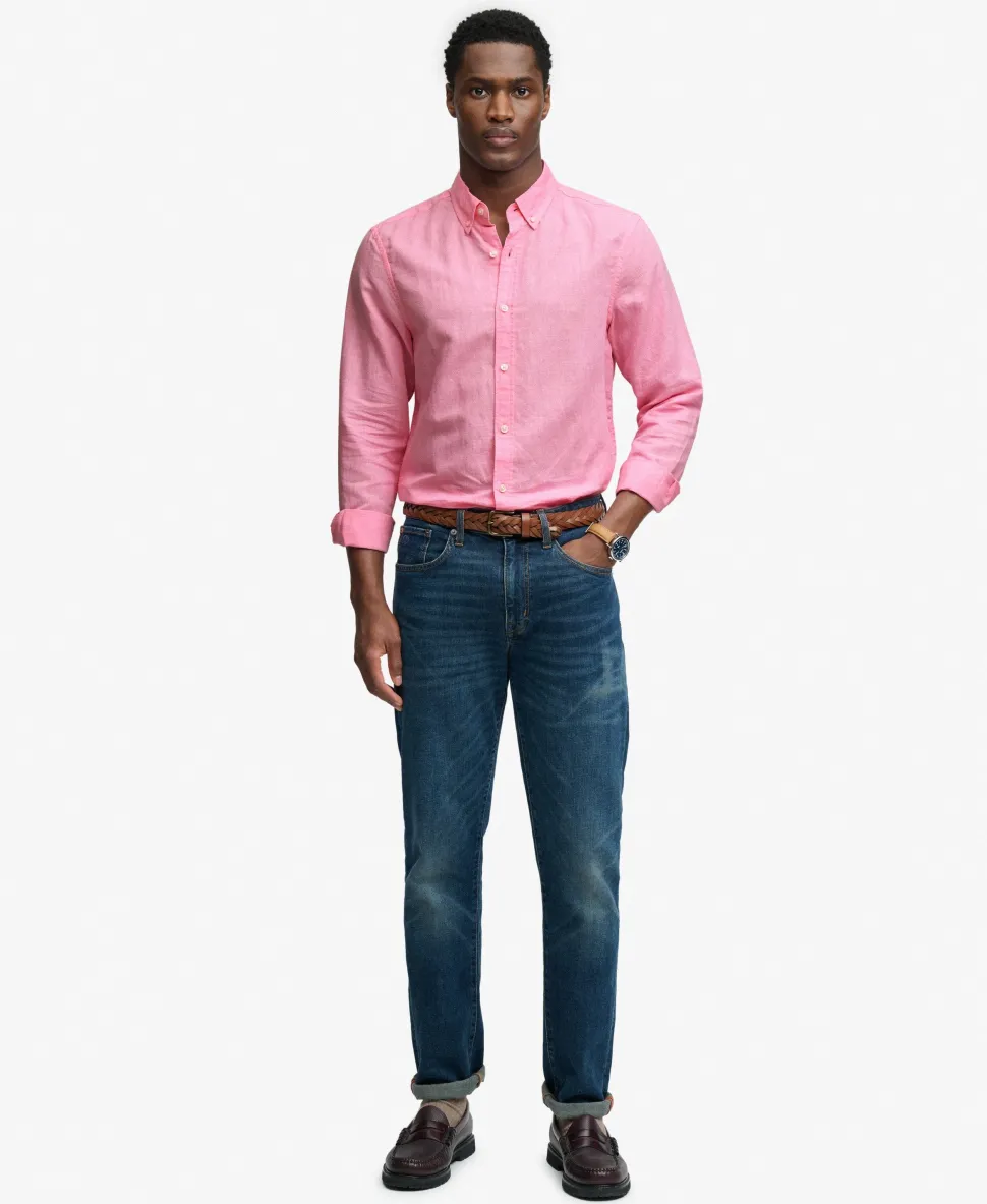 Cotton Linen Long Sleeve Shirt