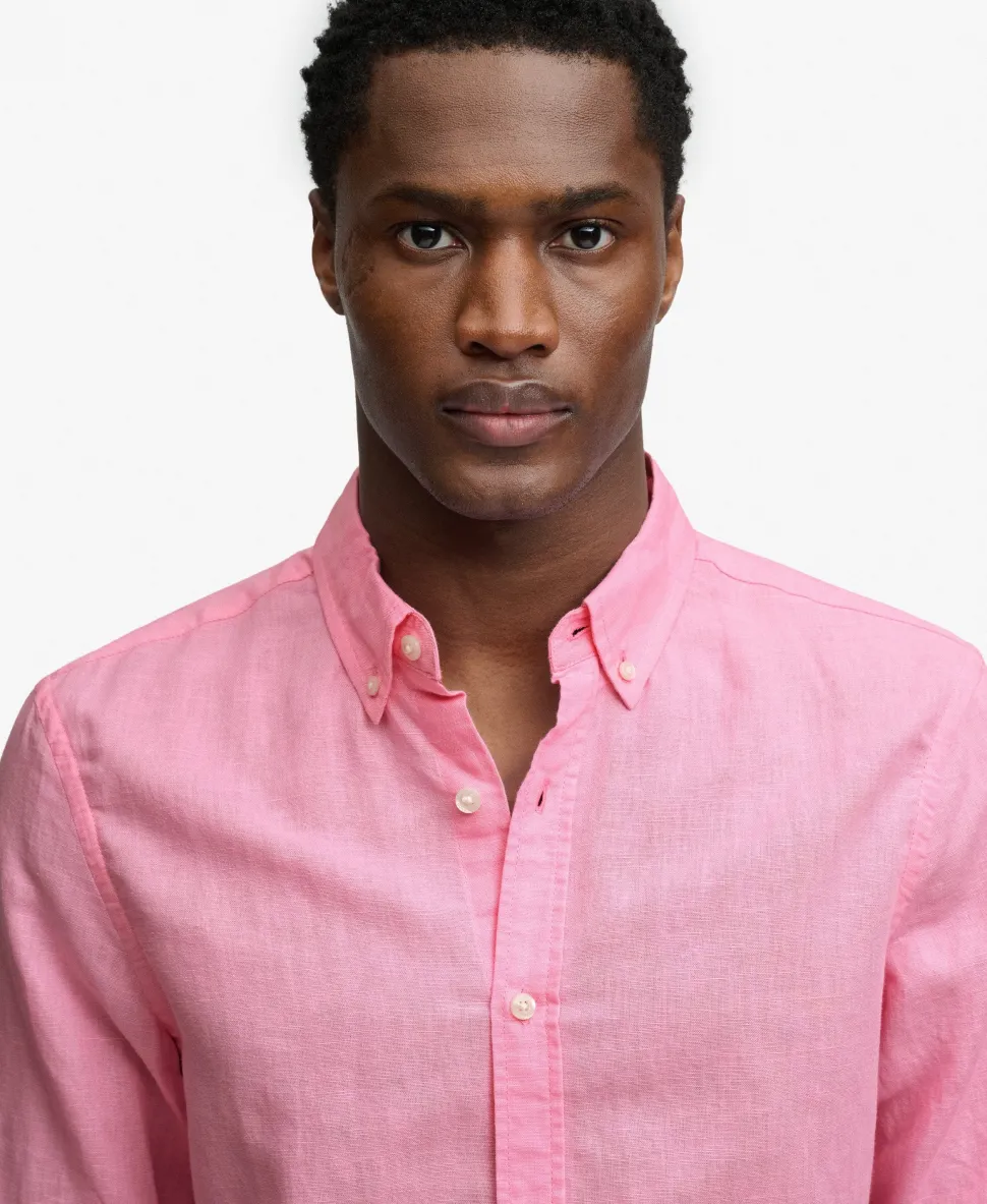 Cotton Linen Long Sleeve Shirt