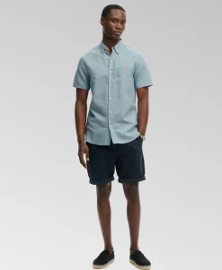 Cotton Linen Short Sleeve Shirt