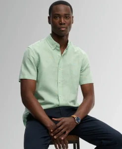 Cotton Linen Short Sleeve Shirt