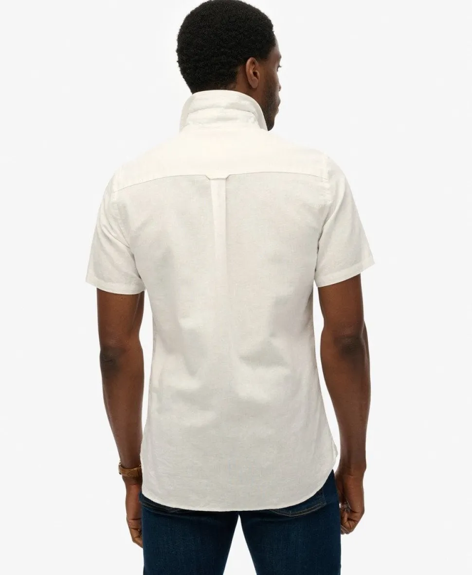 Cotton Linen Short Sleeve Shirt