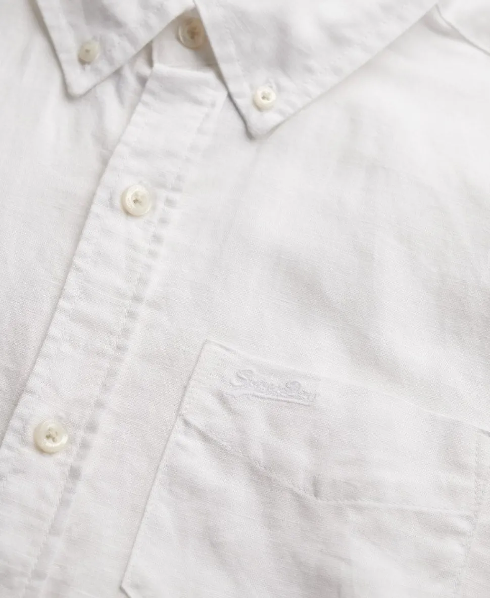 Cotton Linen Short Sleeve Shirt