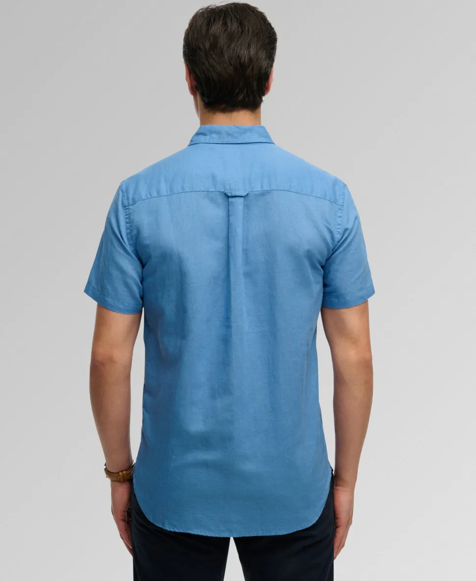 Cotton Linen Short Sleeve Shirt