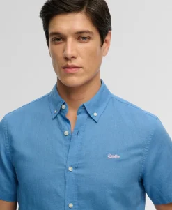 Cotton Linen Short Sleeve Shirt