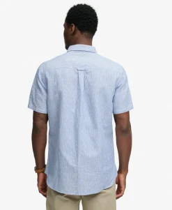Cotton Linen Short Sleeve Shirt