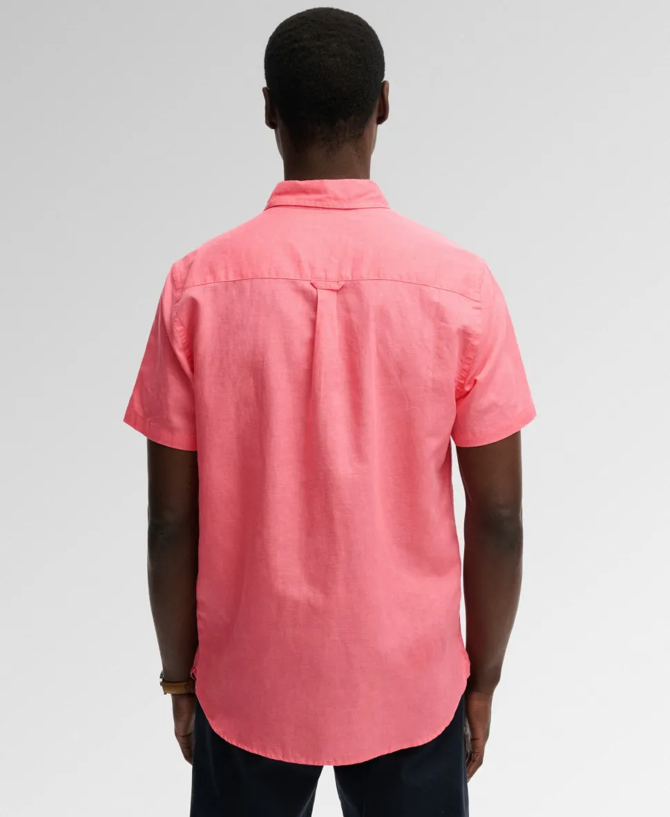 Cotton Linen Short Sleeve Shirt