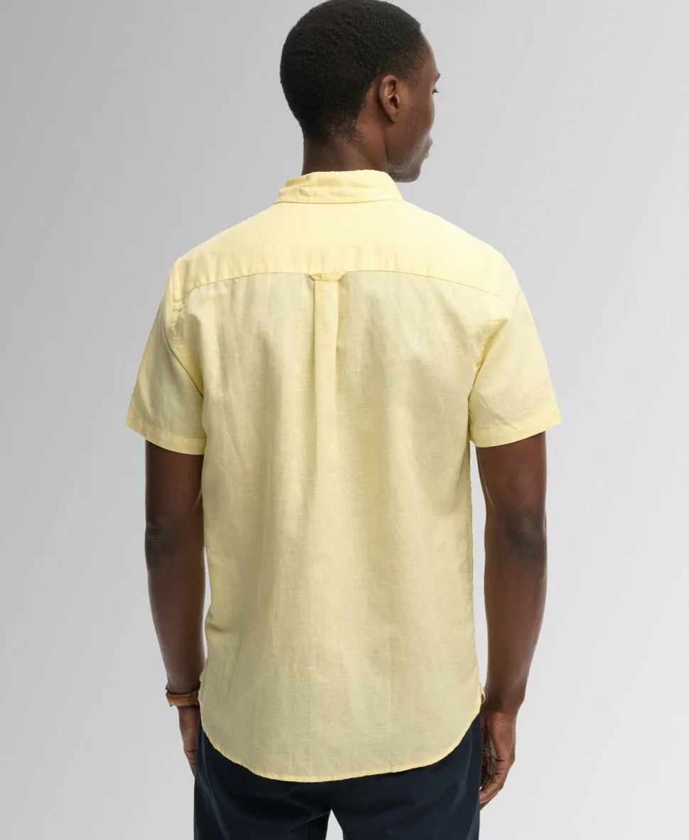 Cotton Linen Short Sleeve Shirt