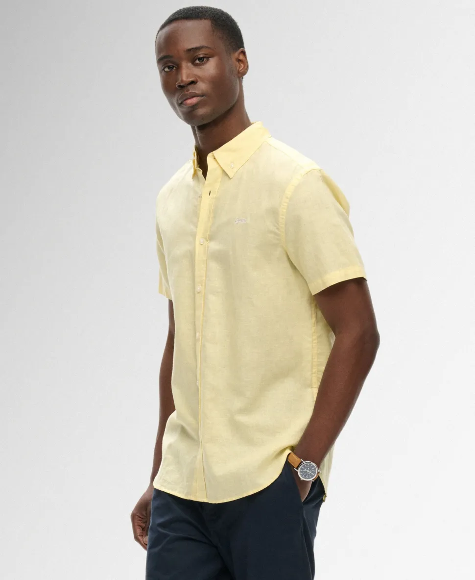 Cotton Linen Short Sleeve Shirt
