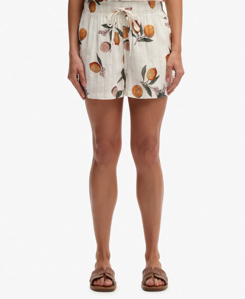 Cotton Printed Beach Shorts