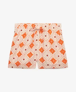 Cotton Printed Beach Shorts