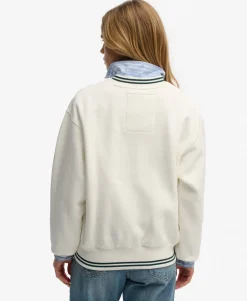 Country Club Applique V Neck Sweatshirt