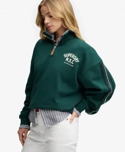 Country Club Appliqué Half Zip