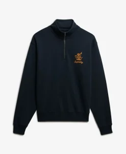Country Club Crest Half Zip Sweatshirt