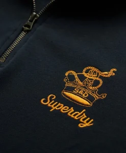 Country Club Crest Half Zip Sweatshirt