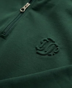 Country Club Embossed Half-Zip Jumper