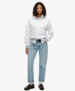 Country Club Embossed Half-Zip Jumper