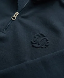 Country Club Embossed Half-Zip Jumper