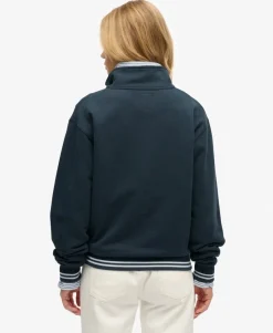 Country Club Embossed Half-Zip Jumper