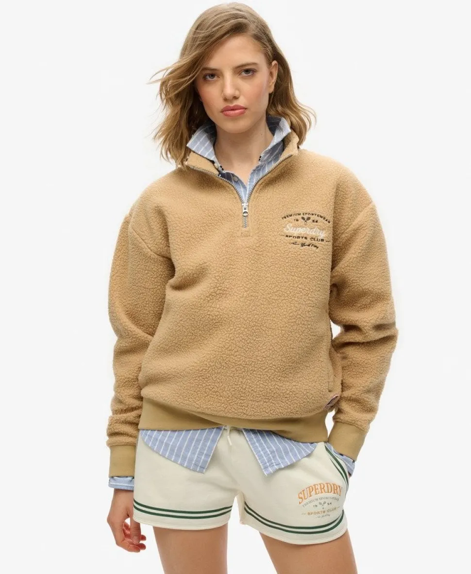 Country Club Fleece Half Zip Sweatshirt