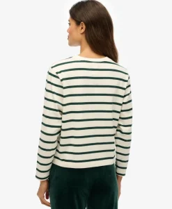 Country Club Long Sleeve Stripe Top