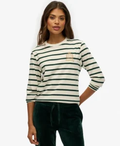 Country Club Long Sleeve Stripe Top
