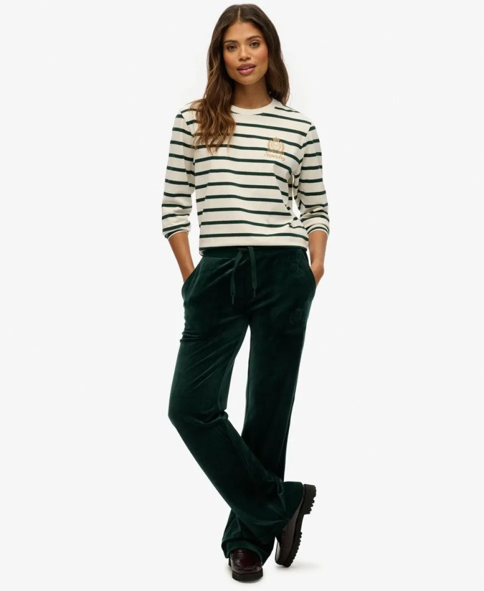 Country Club Long Sleeve Stripe Top