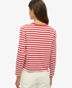 Country Club Long Sleeve Stripe Top