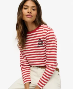 Country Club Long Sleeve Stripe Top