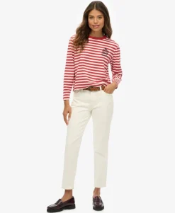 Country Club Long Sleeve Stripe Top