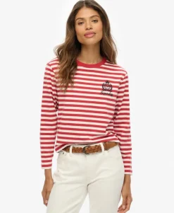 Country Club Long Sleeve Stripe Top
