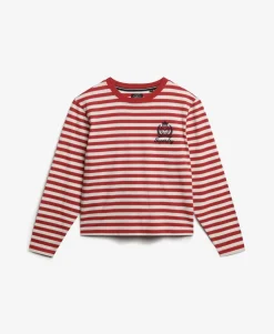 Country Club Long Sleeve Stripe Top