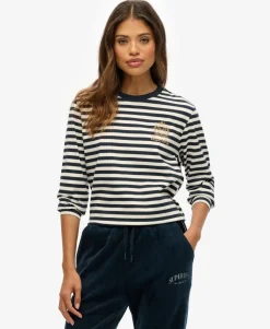 Country Club Long Sleeve Stripe Top
