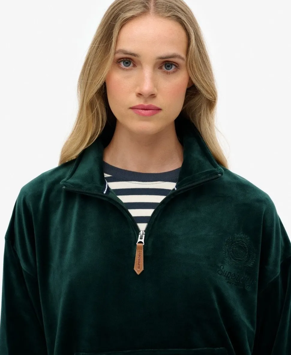Country Club Velour Quarter Zip