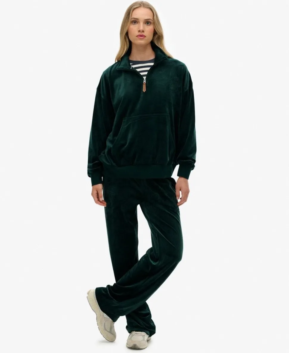 Country Club Velour Quarter Zip