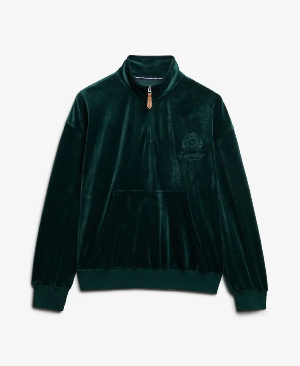 Country Club Velour Quarter Zip