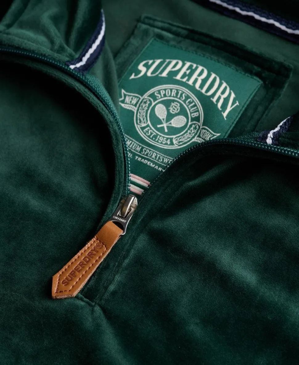 Country Club Velour Quarter Zip