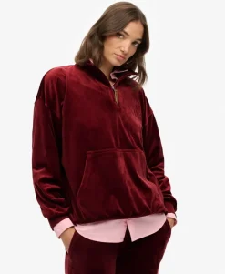 Country Club Velour Quarter Zip