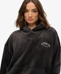 Country Club Velour Relaxed Hoodie